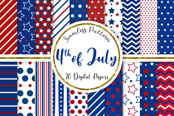 4th of July Seamless Pattern: A Creative Resource for Designers and Creators
