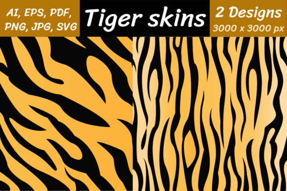Discover Tiger Digital Papers: High-Quality Seamless Patterns for Designers and Creators
