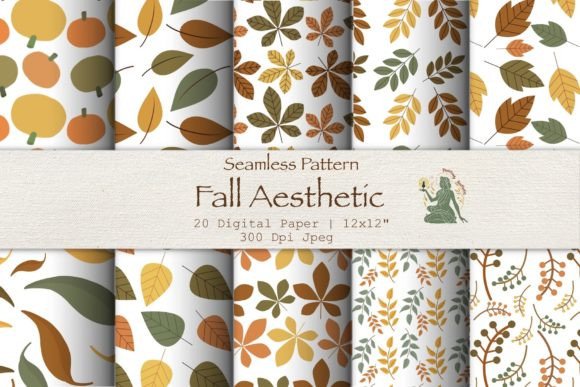 Fall Aesthetic Seamless Pattern