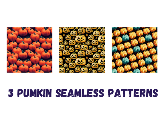 Halloween Pumpkin Fall Seamless Pattern: A Versatile Design for Creative Projects