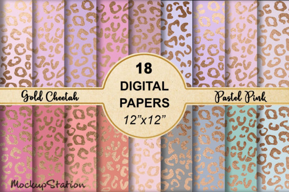 Leopard Digital Papers Bundle Gold: Elevating Your Design Workflow with High-Quality Digital Assets