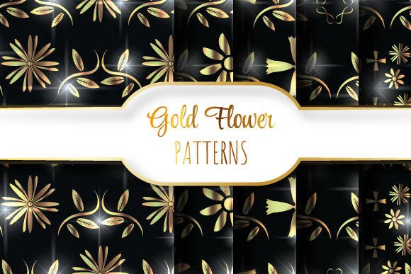 Metallic Flowers: A Guide to Seamless Vector Patterns