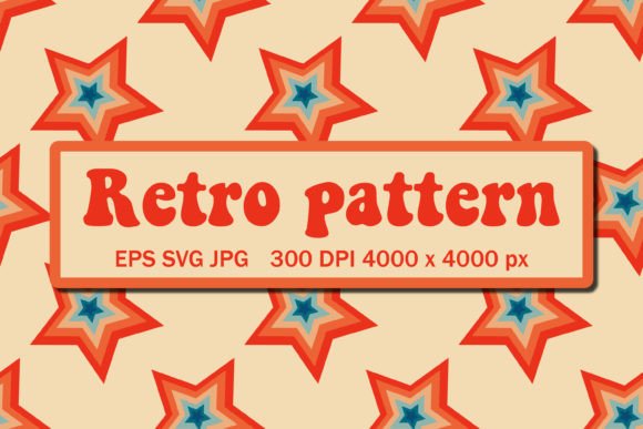 Vintage Retro Pattern with Stars: A Timeless Design Trend for Modern Creators