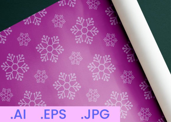 Winter Snowflake DigitalPaper Pattern 15