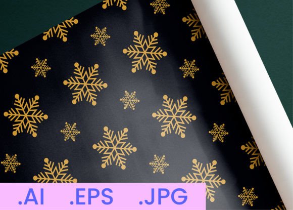Winter Snowflake DigitalPaper Pattern 17: A Versatile Design Asset for Print on Demand and Creative Projects